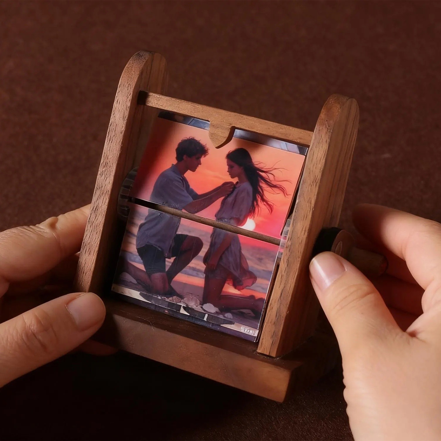 Personalized Photo Flipbook Animation Stand Gift For Valentine's Day
