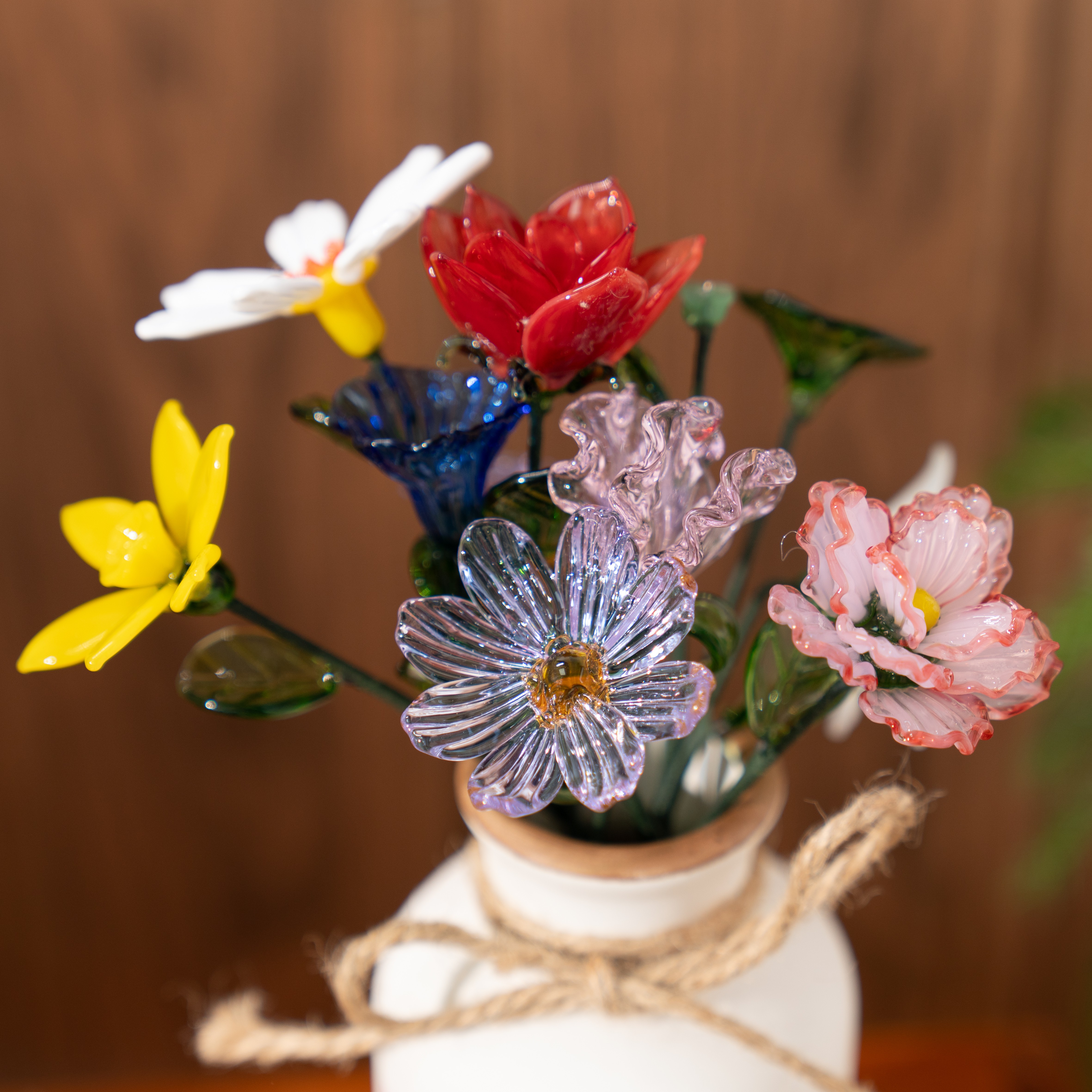 Custom Glass Birth Month Flower Gift For Mom Grandma Mother's Day Gift