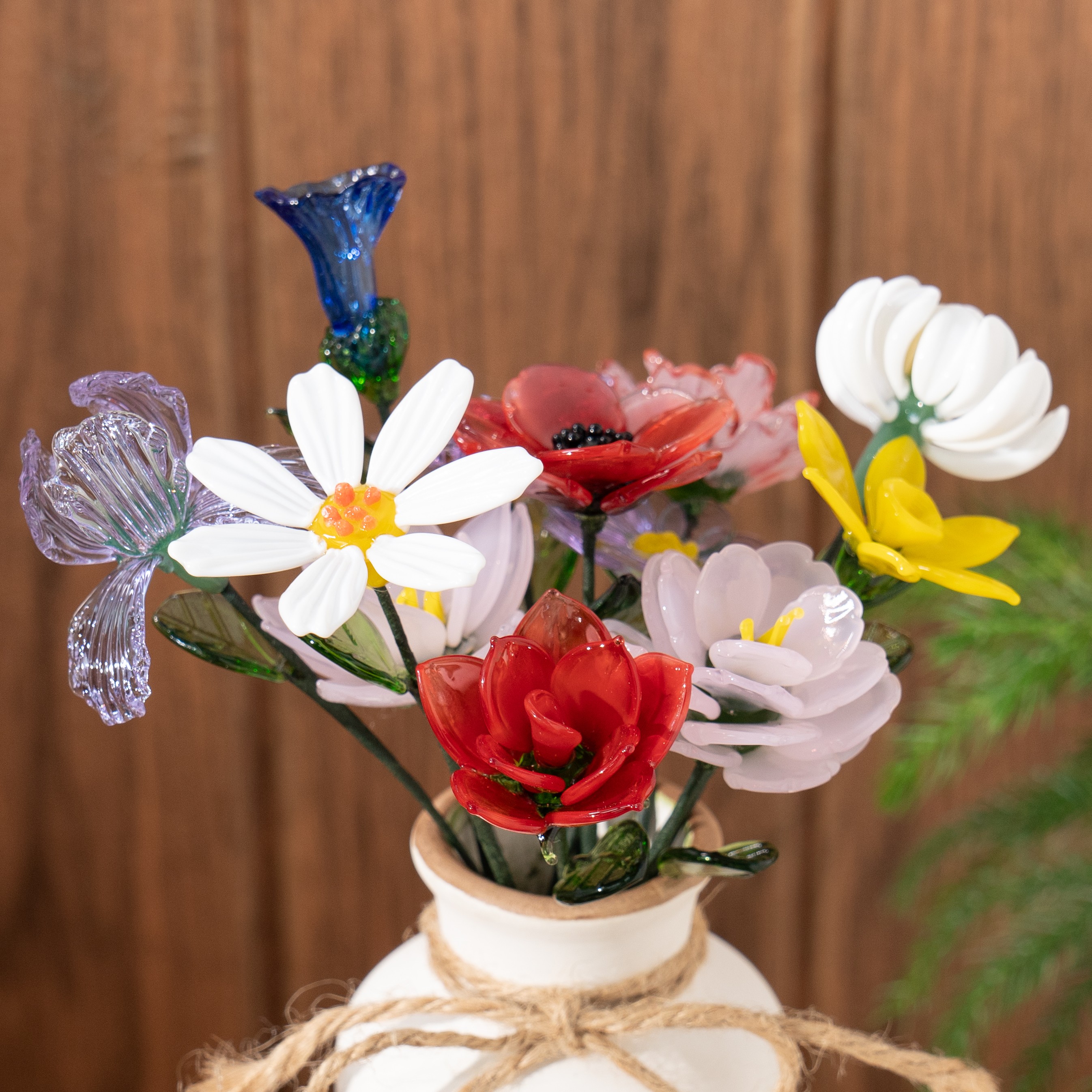 Custom Glass Birth Month Flower Gift For Mom Grandma Mother's Day Gift