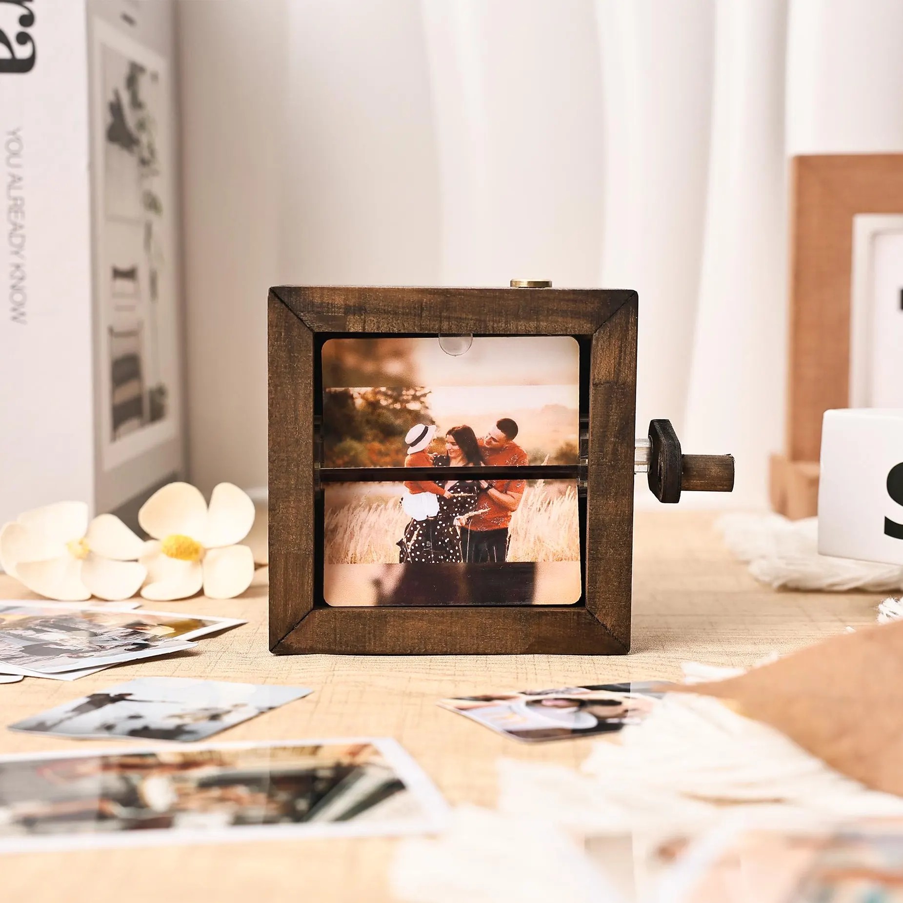 Personalized Photo Flipbook Animation Stand Gift For Valentine's Day