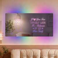 Personalized Spicy Line Art Portrait Mirror Lamp for Him/Her/You