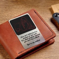 Custom Metal Spicy Photo Wallet Card for Your Boyfriend Husband