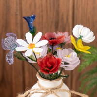 Custom Glass Birth Month Flower Gift For Mom Grandma Mother's Day Gift