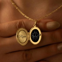 Personalized Locket Necklace with Your Spicy Photo for Her