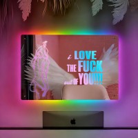 Personalized Spicy Line Art Portrait Mirror Lamp for Him/Her/You