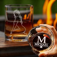 Personalized Spicy Photo Whiskey Glass Best Gift For Couple