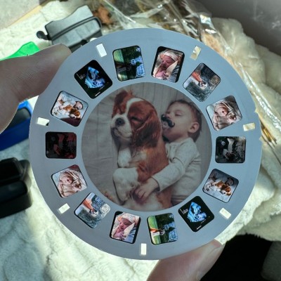 Custom Photo Reel Couples Boudoir Retro Keepsake Christmas Gift