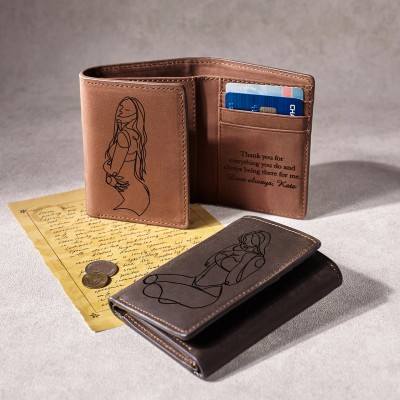 Personalized Hot and Spicy Style Wallet with Your Photo for Him