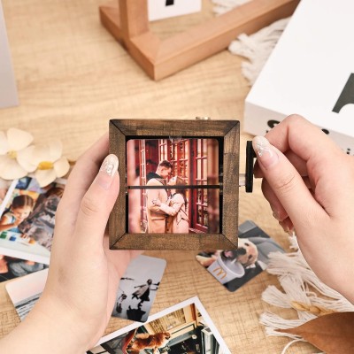 Personalized Photo Flipbook Animation Stand Gift For Valentine's Day